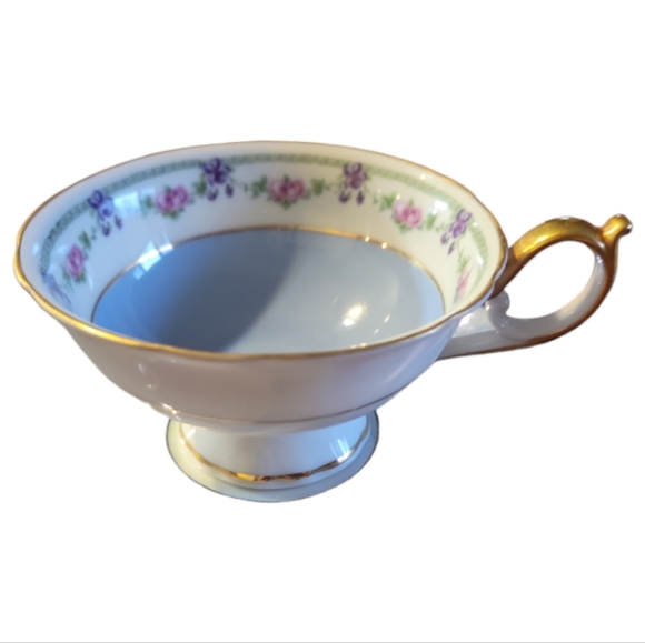 1 Vtg 1885-1902 Royal Bayreuth Tea Cup Gold Floral Tettau Porcelain Bavaria - Picture 1 of 7
